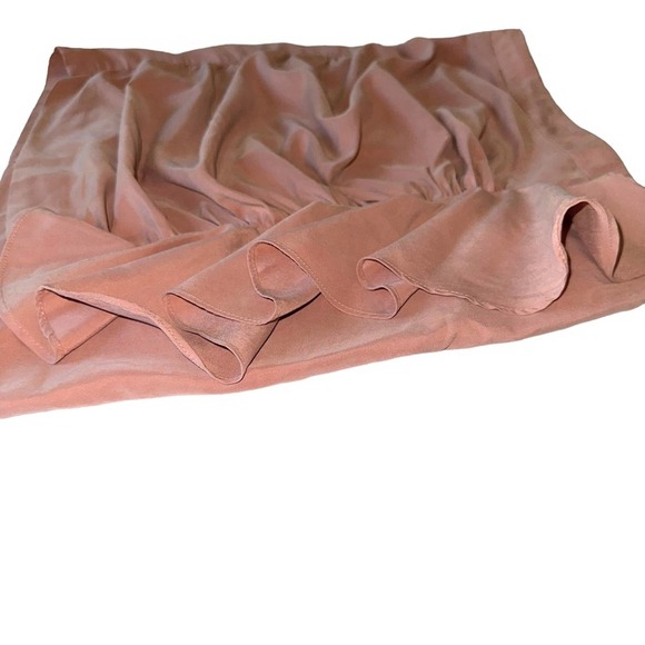 Forever 21 - Midi Skirt with Ruched Ruffle, size S, dusty pink color - Picture 2 of 10